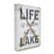 Stupell Industries Life is Better at the Lake Wall Art